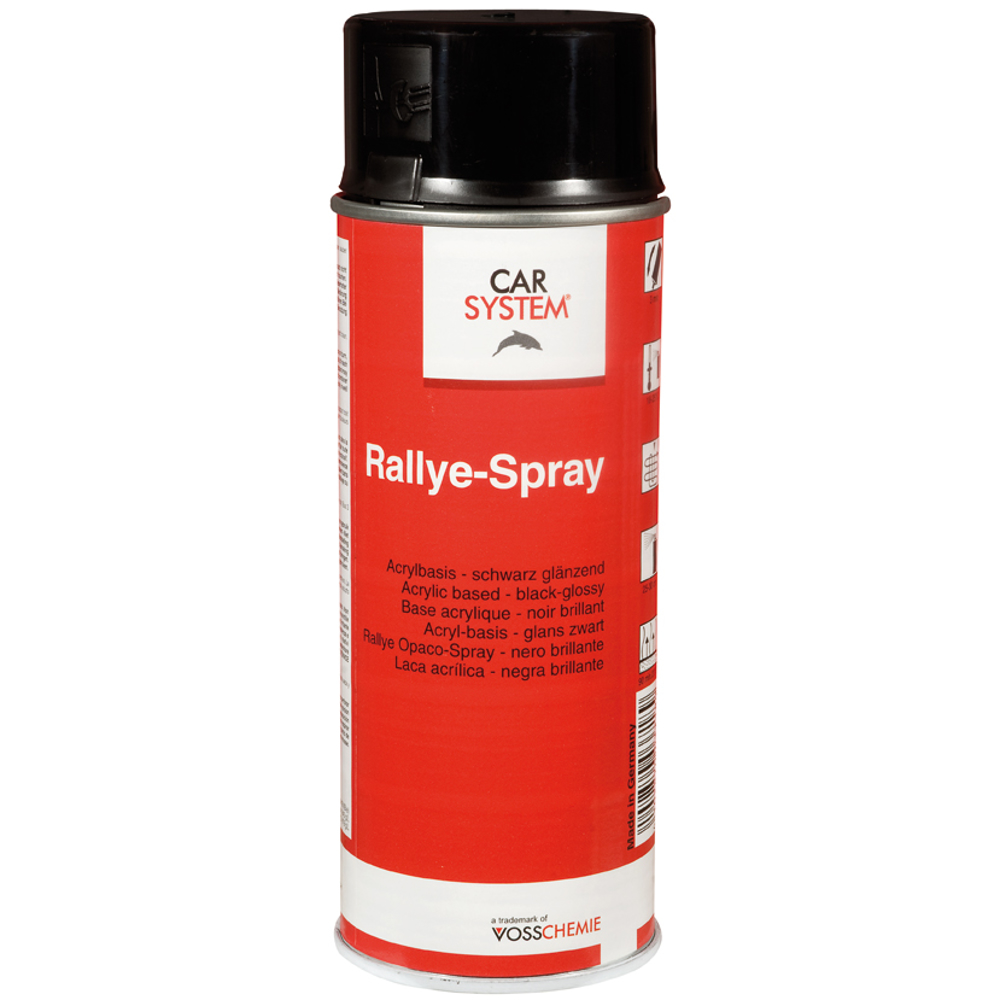 Rally-Spray i farge Svart blank