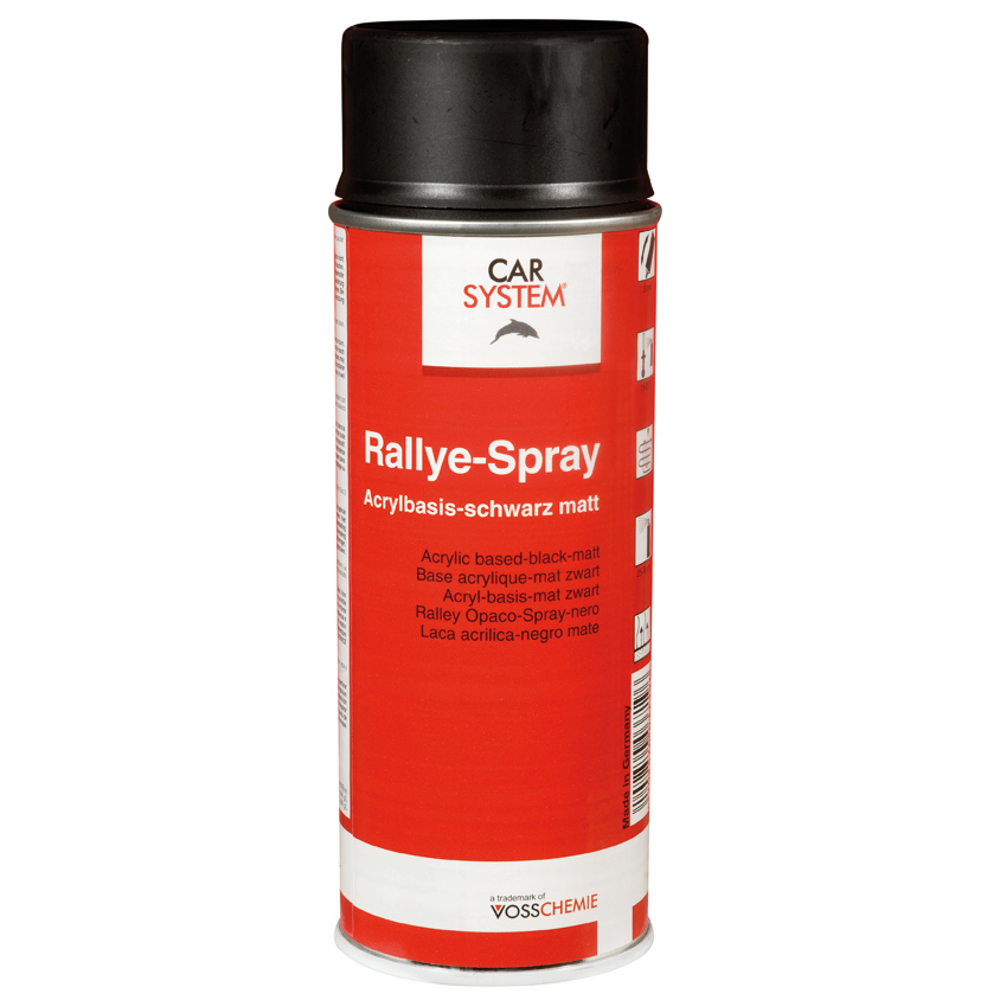 Rally-Spray i farge Svart matt