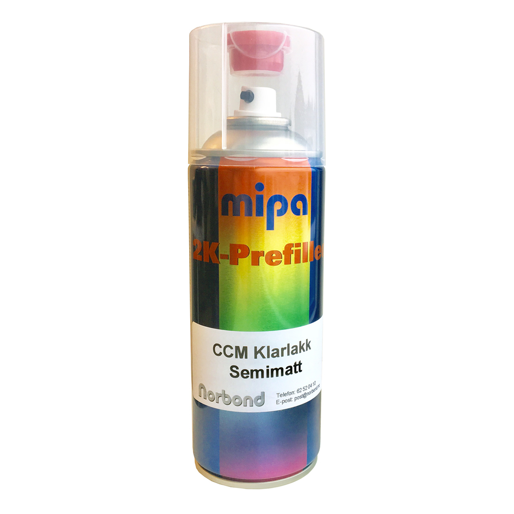Spray Mipa 2K Klarlakk HS Semimatt CCM