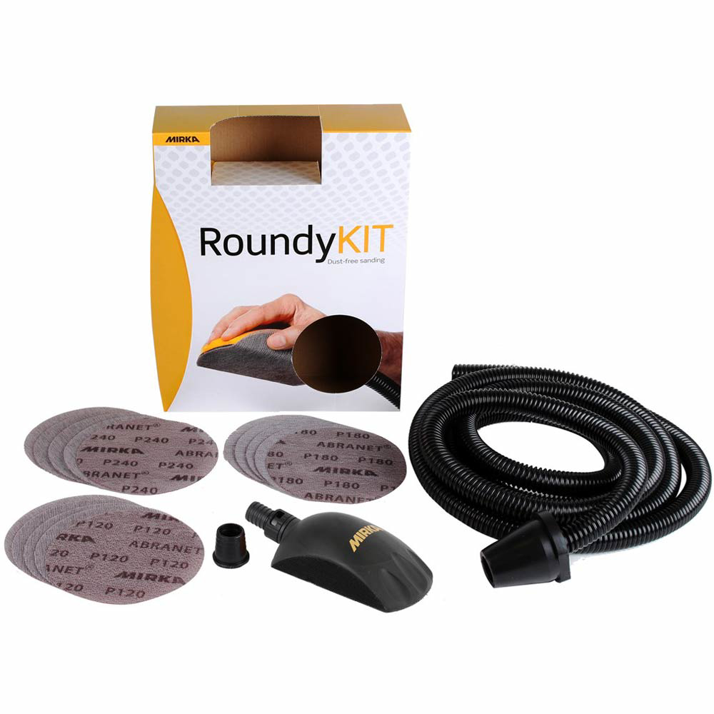 Mirka Roundy kit, slipekloss for ø150mm med slange