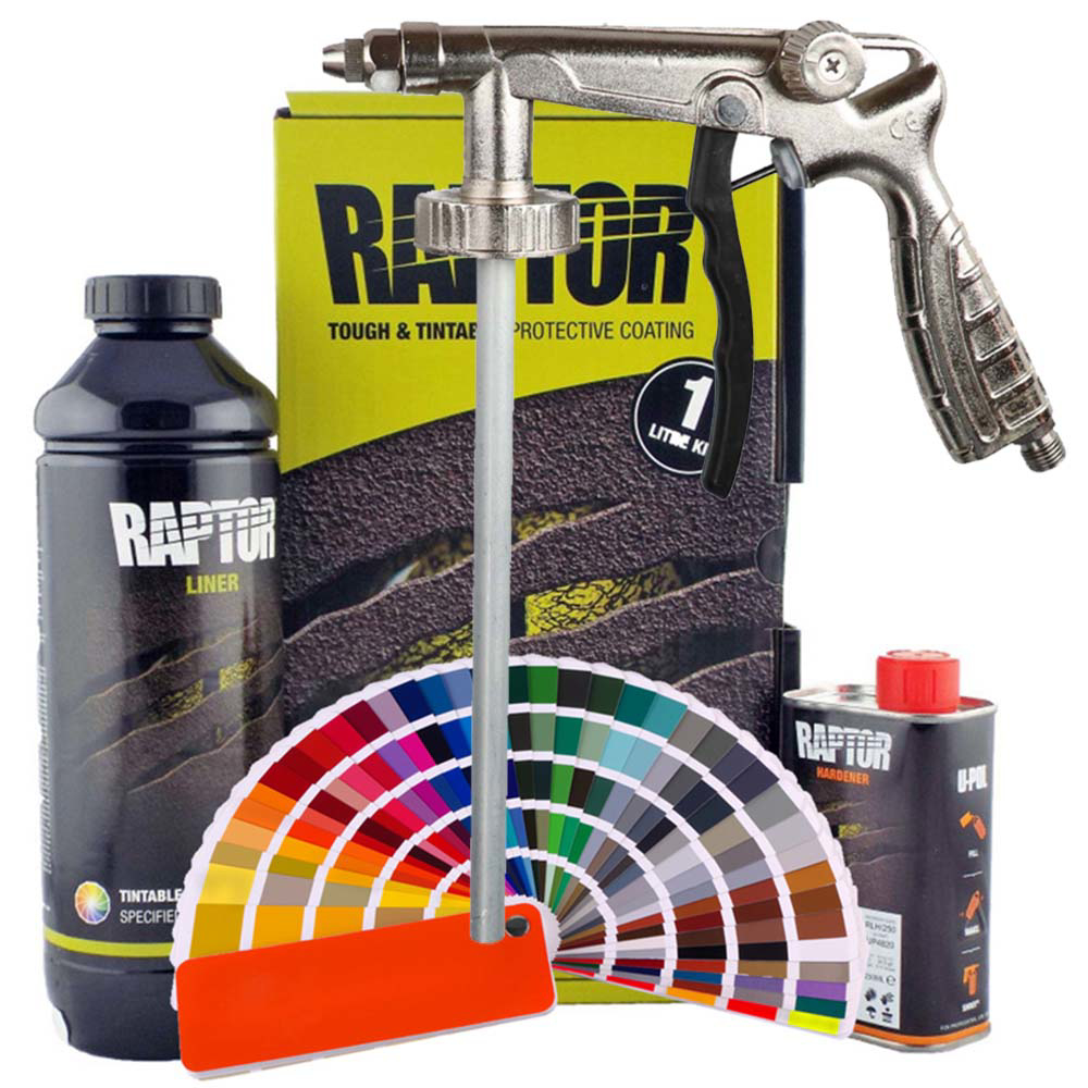 Raptor Bedliner 1L kit, spesialfarge