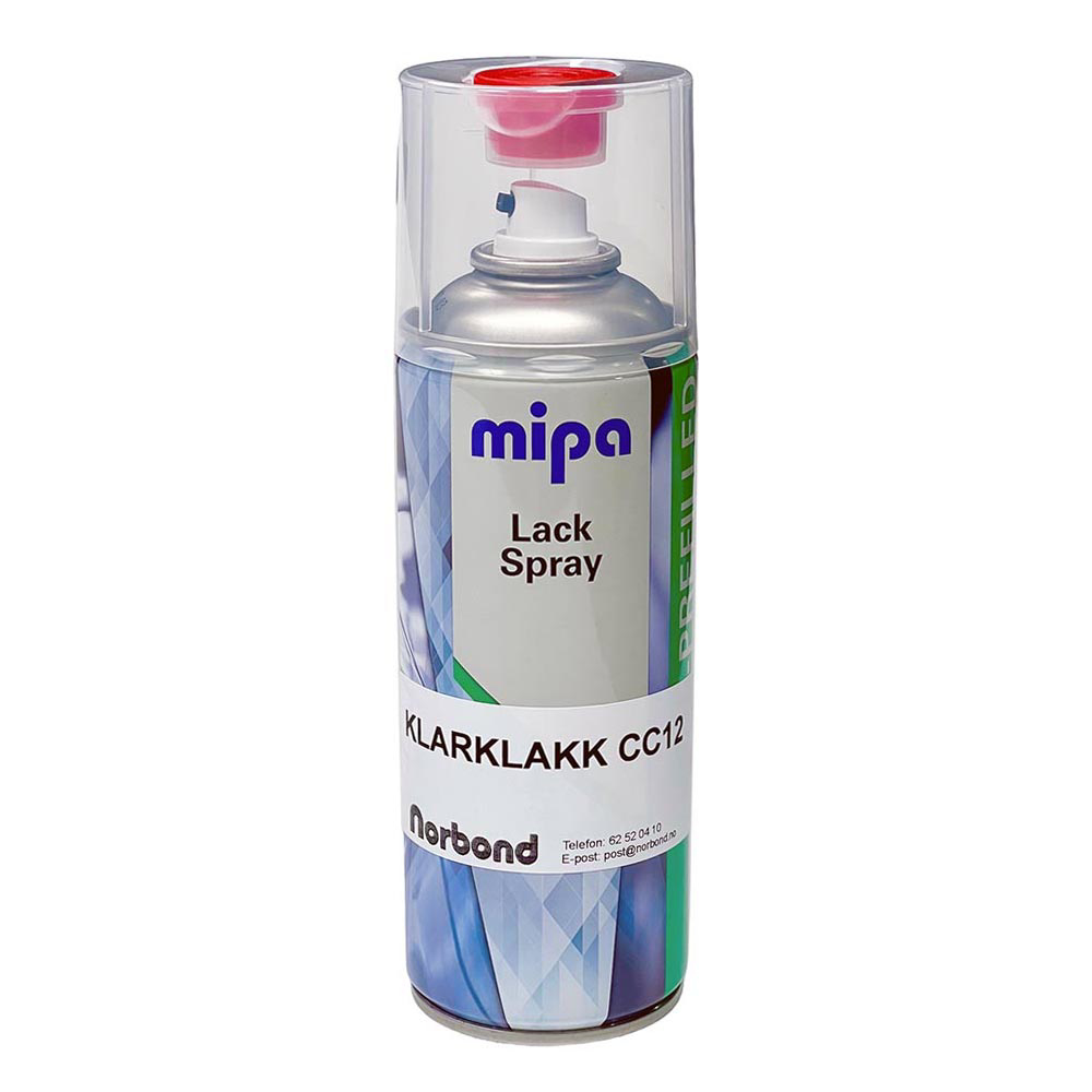 Klarlakk Spray CC12 Premium Blank tokomponent 2K, Mipa