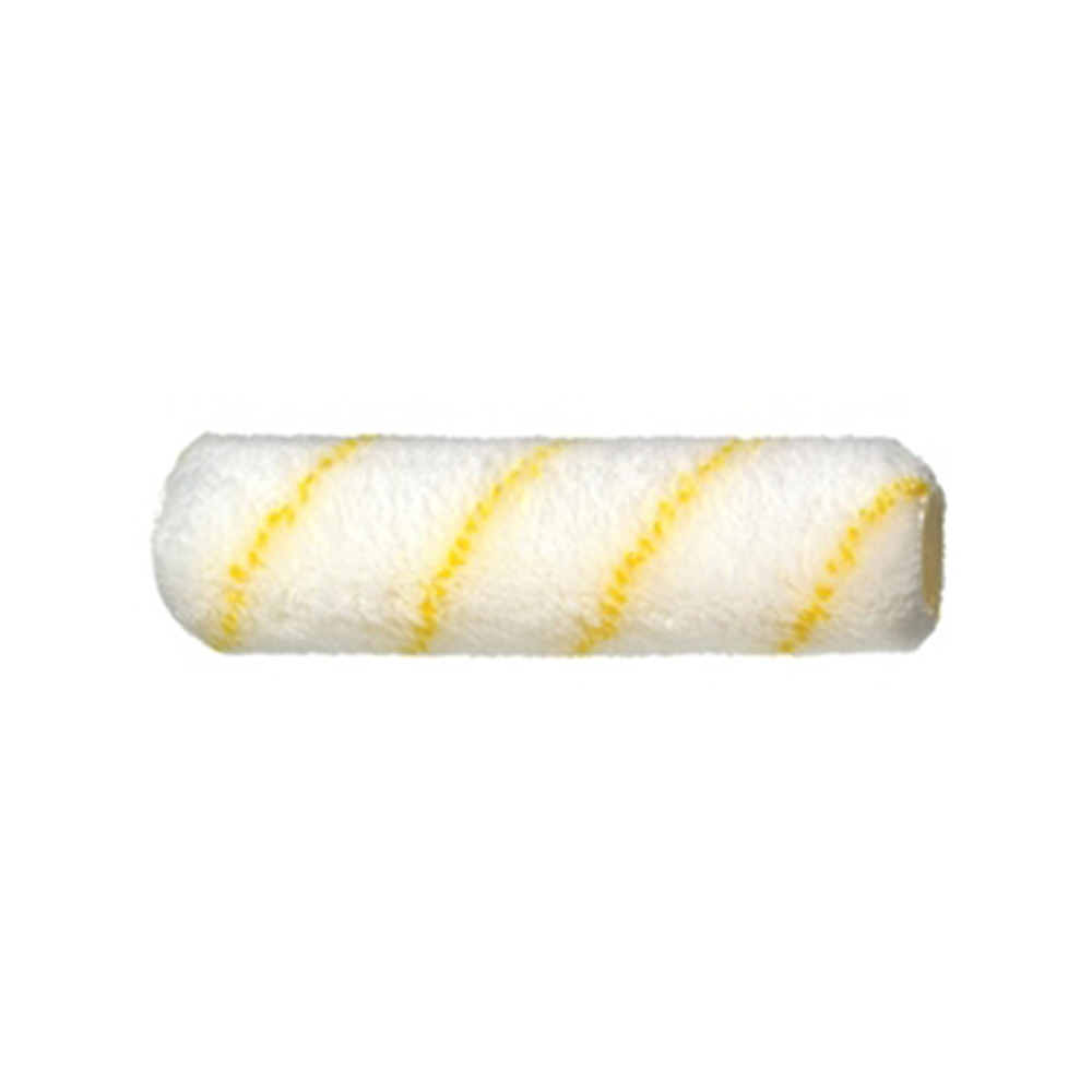 Bakomrull 18mm gul stripe, 10cm